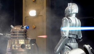 Dalek and cyberman