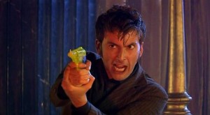 The Doctor with a water pistol