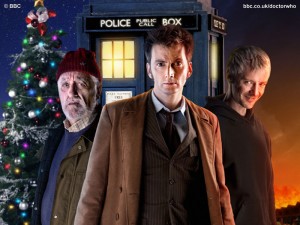 Promotional Photo of The Doctor, The Master, and Wilf