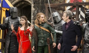 Clara, Robin and the Doctor are captured during the archery competition